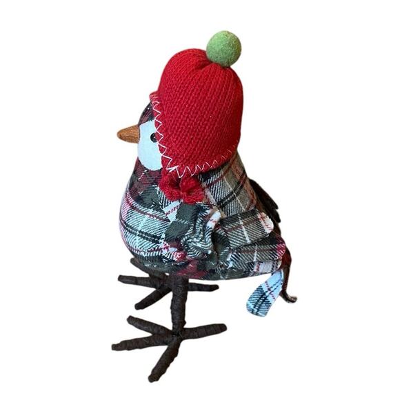 Target Spritz Bird Winter Wondershop Featherly Friends Plaid Red Hat 2014 - Picture 4 of 7